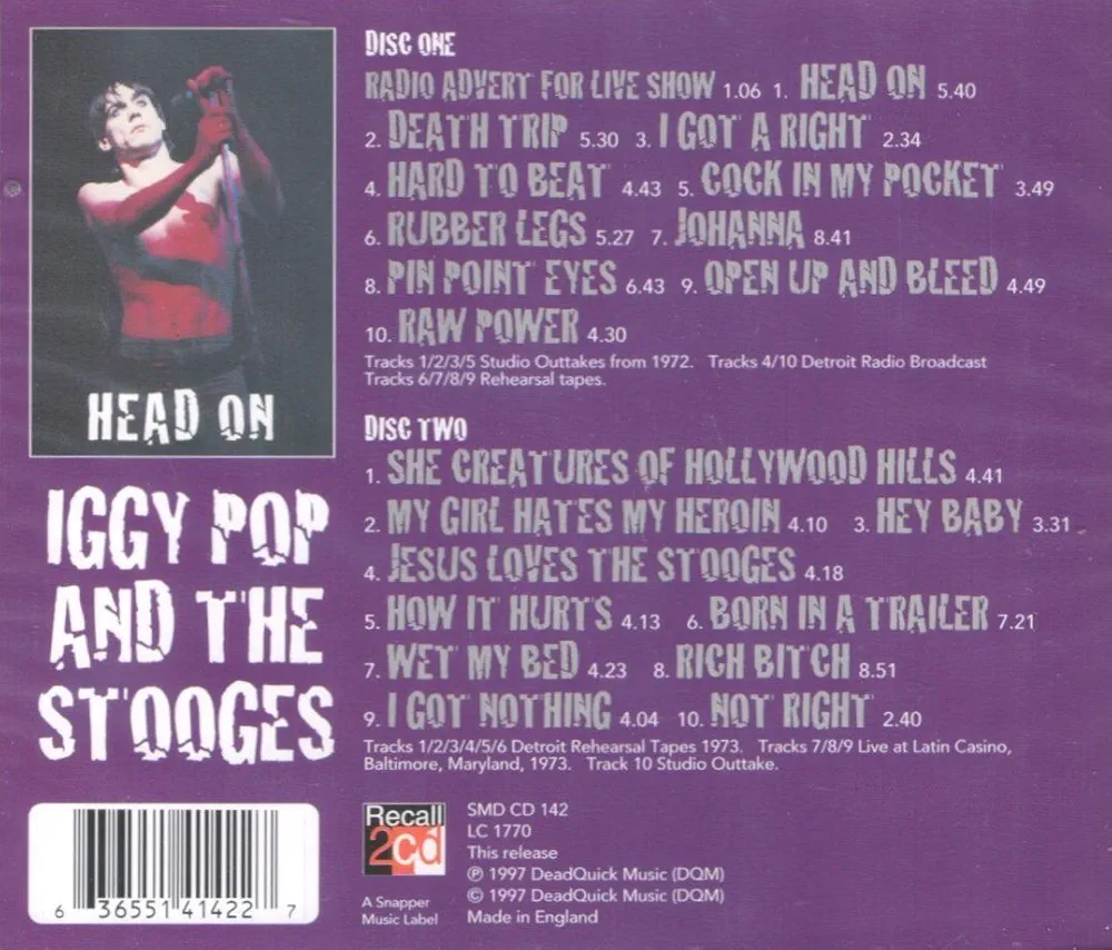 洋楽 Iggy Pop & The Stooges 6CD 洋楽 Iggy Pop & The Stooges 6CD Iggy Pop & The Stooges